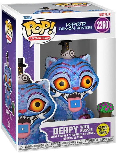 FUNKO POP KPop Demon Hunters Derpy with Sussie GLOW 2260